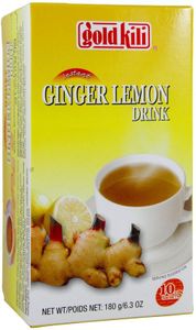 [ 180g (10x18g) ] GOLD KILI Instant INGWER ZITRONEGETRÄNK / Ginger Lemon Drink