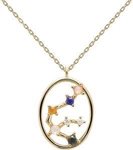PDPAOLA Halskette STERNZEICHEN 18K gold plated silver gold
