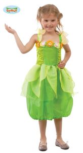 grüne Fee - Kostüm für Mädchen Gr. 110 - 146, Größe:128/134