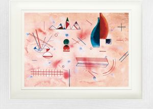 Wassily Kandinsky Gerahmtes Bild Mit Edlem Passepartout | Wand-Bilder | Im Bilderrahmen - Stützender Stab, 1933 (30 x 40 cm)