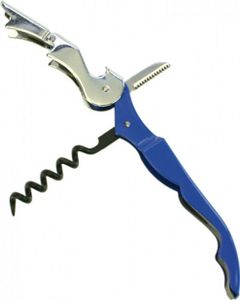 Kellnermesser 3in1 Korkenzieher Messer Flaschenöffner Weinöffner Kapselschneider Blau Kellnermesser 3in1 Korkenzieher Messer Flaschenöffner Weinöffner Kapselschneider Blau