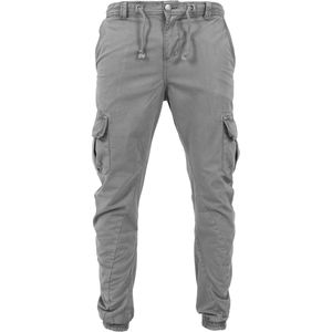 Urban Classics Pánské teplákové kalhoty TB1268 Grau Darkgrey L
