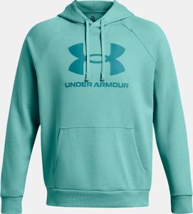 Under Armour UA Rival Fleece Logo HD Hoody radial turquoise/circuit teal L