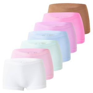 Texemp | 10er Pack Damen Hotpants Microfaser Pantys Slips Unterwäsche Hüftslip | B103 | Farbmix | XL