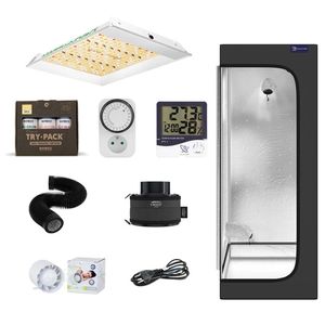 Growbox-Set Galaxyfarm Luna Lite 50x50x130cm + LED Mars Hydro TS600 100W