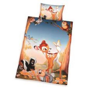 Baby Bettwäsche Disney Bambi und Klopfer 100 x 135 cm 100% Baumwolle