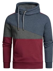 Herrem Hoodies Verdicken Plüschflecks Sweatshirts Unifarben Komfortabel, Farbe: Rot, Größe: 3Xl