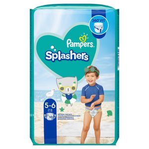 Pampers, Splashers, Jednorazowe pieluchy do pływania, Rozmiar 5-6, 10 sztuk (PRODUKT Z NIEMIEC)