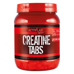 1x Activlab Kreatin-Monohydrat | 300 Tabletten je Behälter | geschmacksneutral | Creatine Kraftsport Body Building supplement (1er Pack)