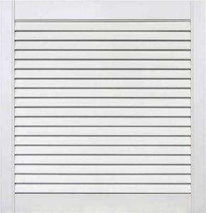 ben+camilla.com offene Lamellentür 61,5x59,4cm weiß PREMIUM LACKIERT Massivholz Kiefer
