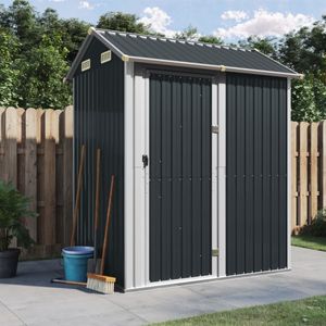 Prolenta Premium - Szopa narzędziowa antracyt 192x152,5x237 cm Stal ocynkowana
