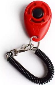 Haustier-Clicker 6 x 4 x 1,75 cm Rot