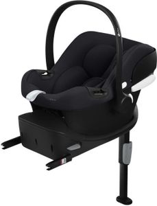 Aton B2 i-Size Autositz + Base One - 0-24 Monate - Volcano Black CYBEX