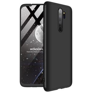 Hülle für Xiaomi Redmi Note 8 Pro 360 Grad Schutz mit Displayglas Bumper Cover Xiaomi Redmi Note 8 Pro Farbe: Schwarz