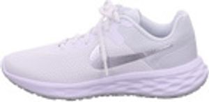 W Nike Revolution 6 Nn White/Metallic Silver-Pure 37.5