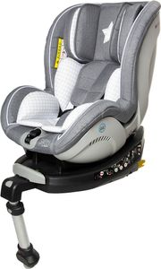 Sarah Harrison Baby- und Kindersitz JET Star by Osann mit ISOFIX - Geburt bis 18 kg (von Geburt bis ca. 4 Jahren) - grau