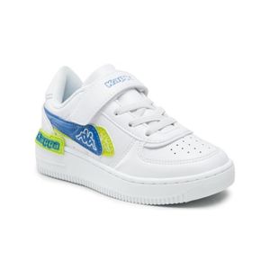 KAPPA Kinder-Slipper-Kletter-Sneaker Weiß, Farbe:weiß, EU Größe:30