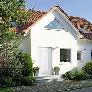 vidaXL Drzwi wejściowe białe 108x208 cm PVC vidaXL Drzwi wejściowe białe 108x208 cm PVC