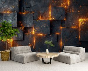DECO WALLS 3D ohnivá tapeta do dětského pokoje - výjimečná odolnost XXL 197x296 cm