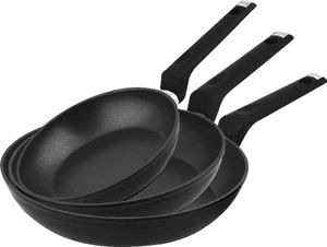 Carl Schmidt Sohn 3-tlg. Bratpfannen-Set Pfanne MONHEIM Ø 20+24+28 cm 079635