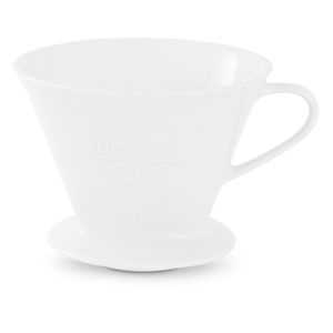 Porzellan Kaffeefilter Gr. 4 Weiß