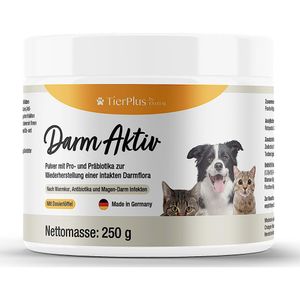 Darm Aktiv Pulver für Hunde & Katzen, Probiotika & Präbiotika