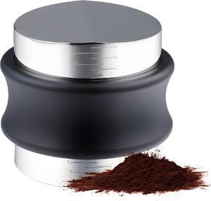 51 mm 2-in-1-Kaffeeverteiler und -Tamper aus lebensmittelechtem Edelstahl, Kaffeewaage mit Doppelkopf, hoehenverstellbares Espresso-Verteilungswerkzeug mit ergonomischem Griff 2-in-1-Kaffeeverteiler und -Tamper aus lebensmittelechtem Edelstahl, Kaffeewaage mit Doppelkopf, hoehenverstellbares Espresso-Verteilungswerkzeug mit ergonomischem Griff