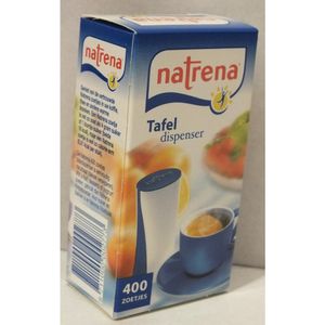 Natrena Süßstoff Nachfüllverpackung für Süßstoffspender, 400 Stck. (Natreen Tafel dispenser Recharge)