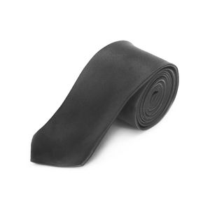 Oblique Unique Krawatte Schlips schmal Binder Style - dunkelgrau