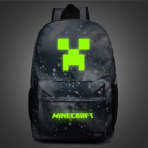 Spiel Minecraft Graffiti#03 Leuchtende Schultasche Junge Mädchen Rucksack Student Laptop Tasche