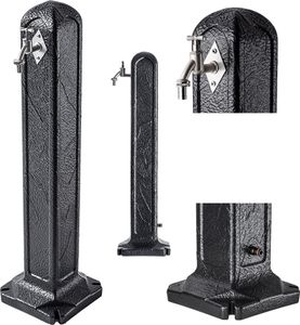 Plastový vodovodní sloup KADAX, zahradní vodovodní sloup, vodovodní sloup, vodovodní kohoutek, zahradní sloup s kohoutkem, volně stojící vodovodní kohoutek