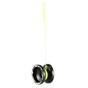 Magic Yoyo Responsive Hochgeschwindigkeits-Yo-Yo aus Aluminiumlegierung mit rotierender Schnur, schwarz