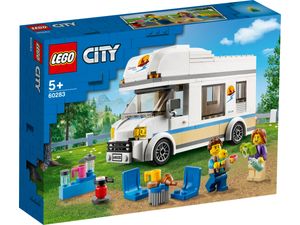 LEGO 60283 City Starke Fahrzeuge Ferien-Wohnmobil mit Minifiguren