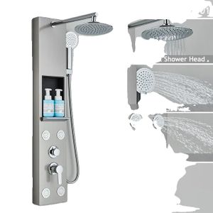 Sprchový panel, Dešťový vodopád, Digitální displej
