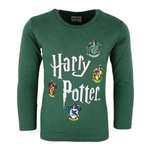 Harry Potter Kinder langarm T-Shirt – Grün / 110