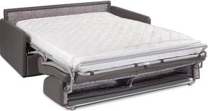 Schlafsofa 4-Sitzer - Liegefläche: 160 cm - Matratzenhöhe: 14 cm - Grau - CALIFE