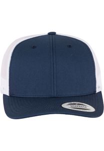 FLEXFIT Unisex sieťovaná šiltovka Retro Trucker 2-Tone 6606T Viacfarebná námorná/biela Jedna veľkosť