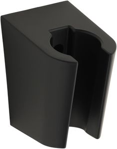 Saqu Up Brausehalter - Trendiges Mattschwarz - Einfache Montage - Inklusive Befestigungsmaterial - Schwarz Matt - Handbrause Halterung - Handbrausehalter
