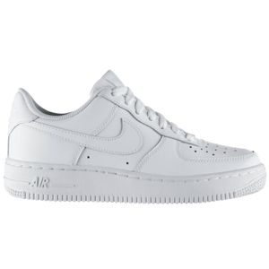 Nike Air Force 1 One Low All Black GS Sneaker black white, Barva:white, Velikost bot:EUR 36.5