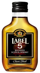 Label 5 Blended Scotch Whisky 40% 0,1L