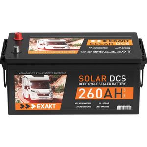 EXAKT Solarbatterie 12V 260Ah DCS