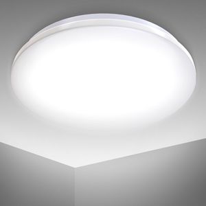 LED Deckenlampe 12W Bad-Lampen IP44 Badezimmer-Leuchte 4000K Deckenleuchte 230V