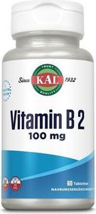 Vitamin B2 Riboflavin 100 mg Cal Tableta 60 St