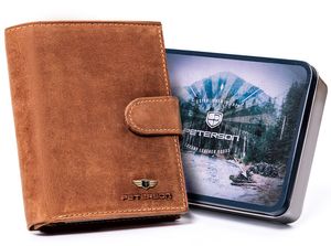 Portfel Męski Z Wysokojakościowej Skóry Naturalnej Z Systemem Rfid Protect Lumarko!