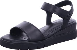 Tamaris Damen Keilsandalette schwarz