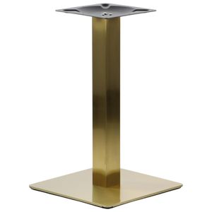 Tischgestell aus Edelstahl SH-3002-5/G, für Büro, Hotel, Restaurant, 45x45x72,5 cm, goldfarbener Edelstahl