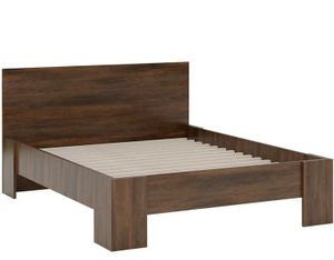Manželská posteľ s roštom 160x200 BIBLIS - orech