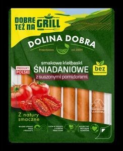 Leckere Frühstückswürstchen mit sonnengetrockneten Tomaten 200 g Dolina Dobra