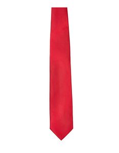 TYTO Unisex saténová kravata TT901 červená 144 x 8,5 cm