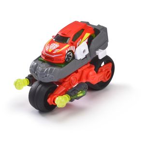 Dickie Toys - Transformator-Fahrzeug Drohnen-Bike - 12 cm, 2-in-1 Fahrzeug (Motorrad & Luftfahrzeug) für Kinder ab 3 Jahren, Kinder-Spielzeug mit vielen Features